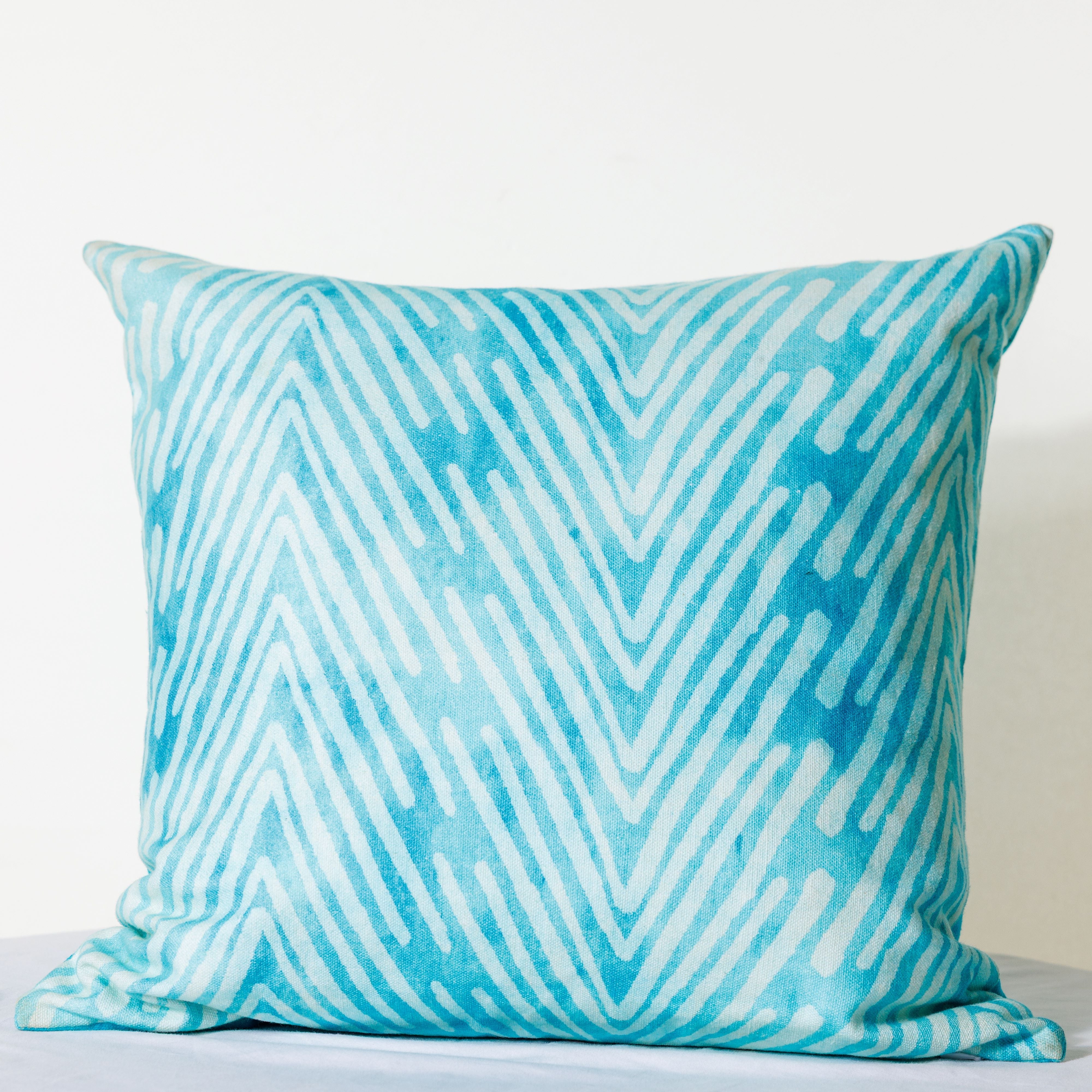 Reversible Boho & Southwestern Throw Pillow Cover in Sea