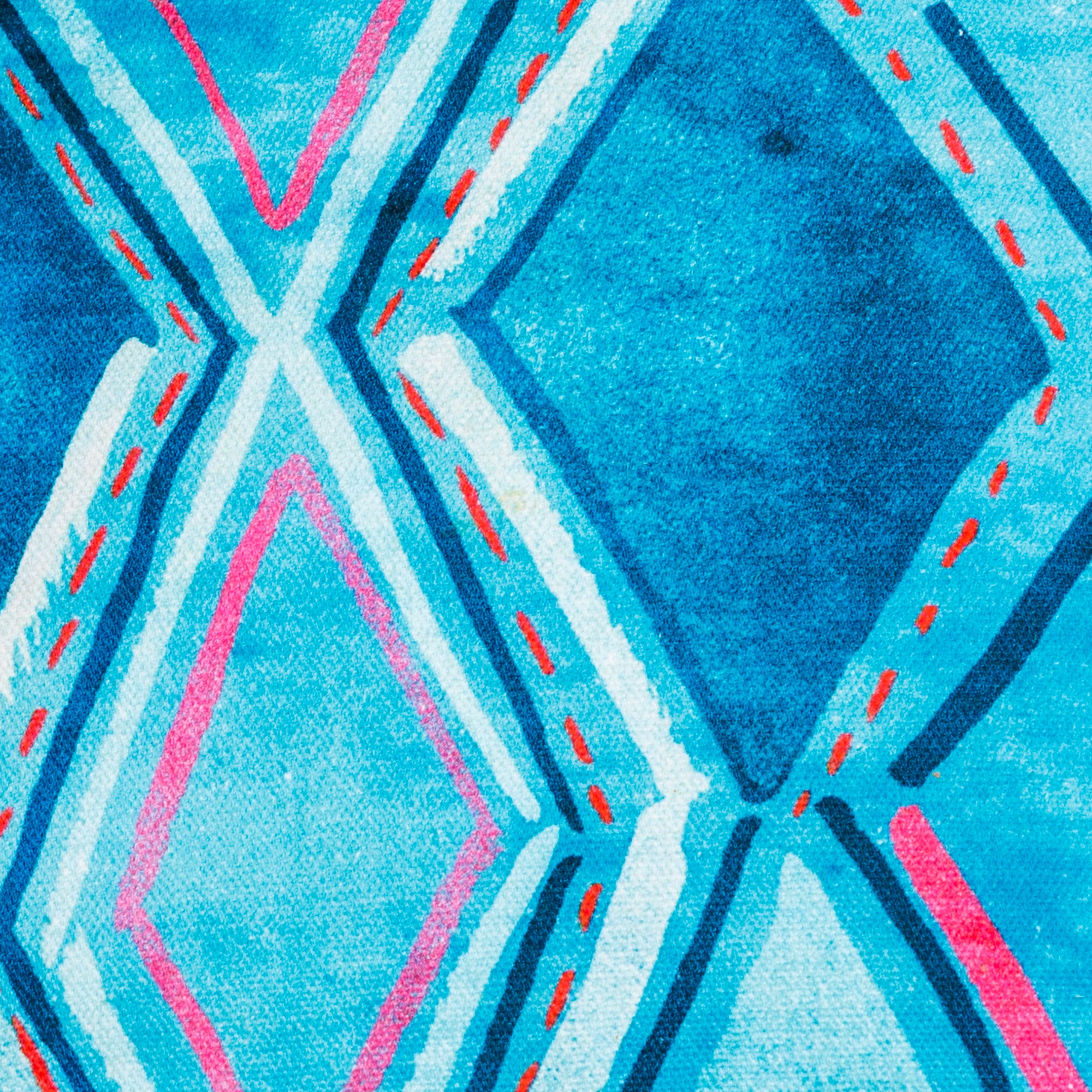 Reversible Boho & Southwestern Throw Pillow Cover in Sea