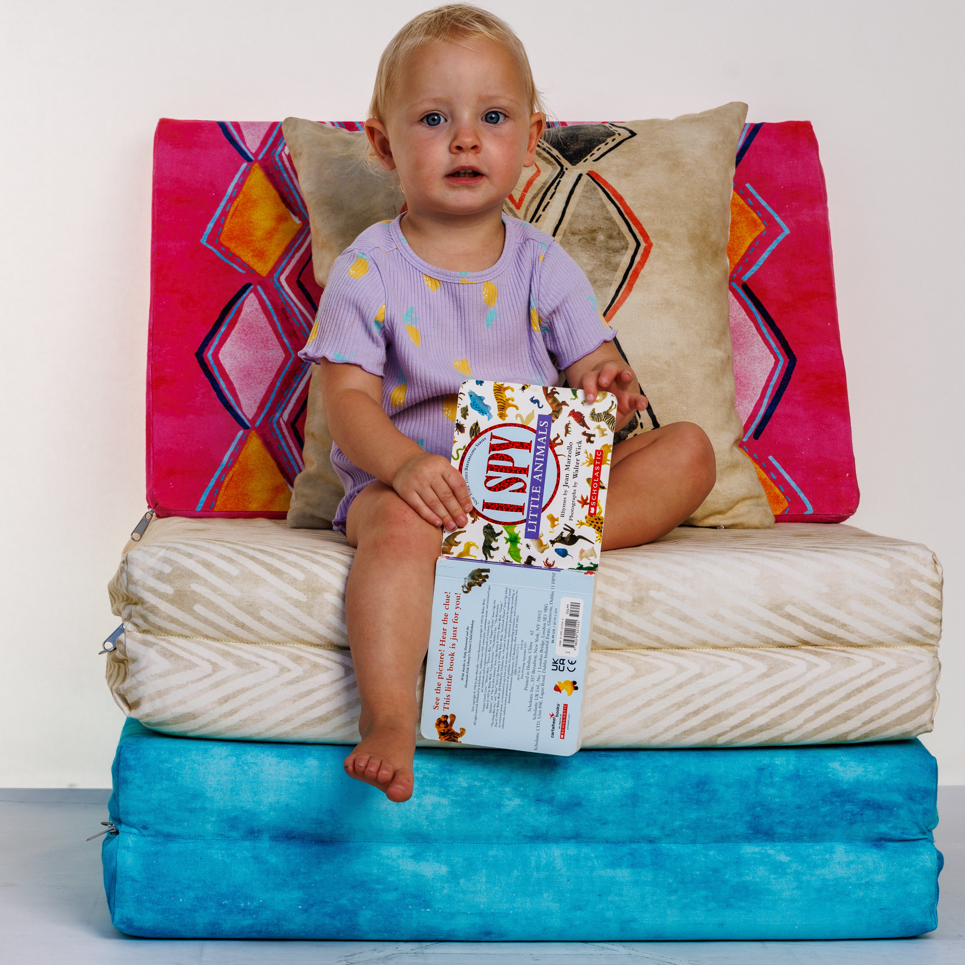 Luna Lounger Play Couch in Onyx