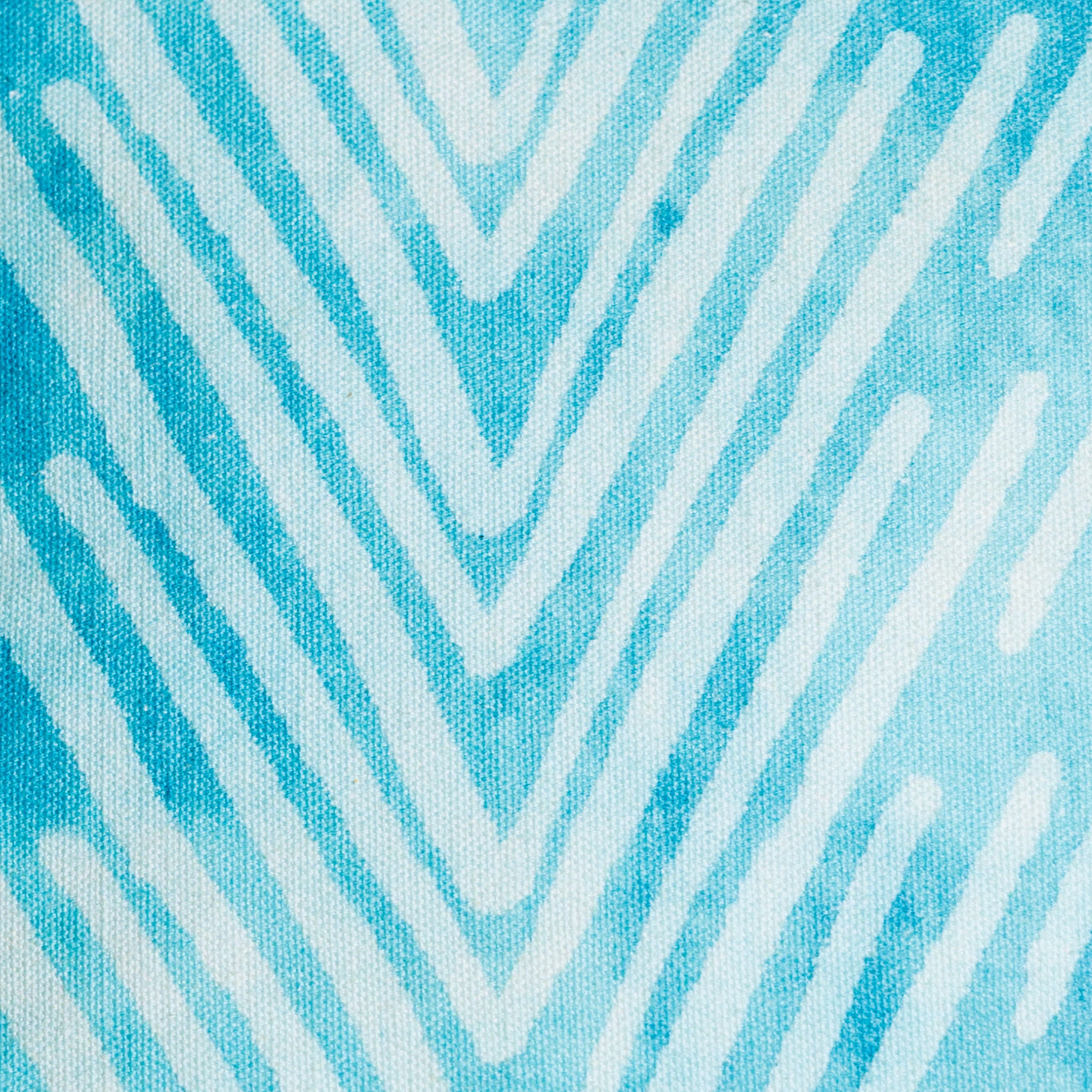 Reversible Boho & Southwestern Throw Pillow Cover in Sea